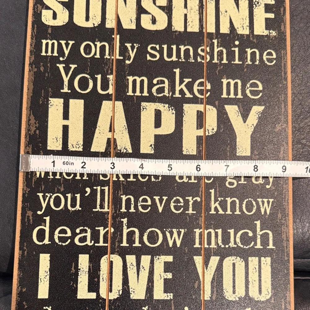 Rustic Wooden Sunshine Sign